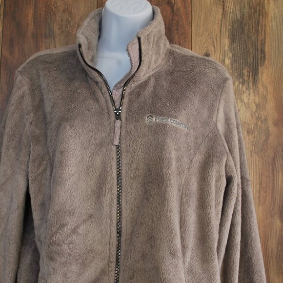 Free Country Women's Full Zip Fleece Jacket L - Picture 2 of 5